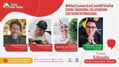 Embajadores de los sabores del Valle del Cauca en ‘Me Conecto Con Mi Valle’