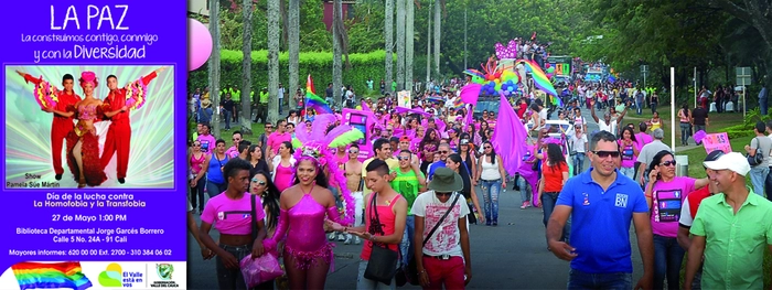 Gobierno del Valle conmemorará Día de la lucha contra la Homofobia