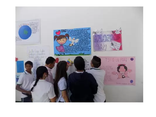 Institución Educativa Gimnasio del Calima rindió homenaje a la Paz 