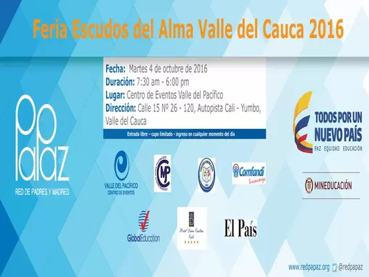 Feria Escudos del Alma –Valle del Cauca 2016