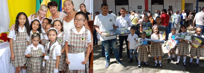 Gobernadora del Valle entregó los primeros kits escolares a 14.162 niños del norte del departamento