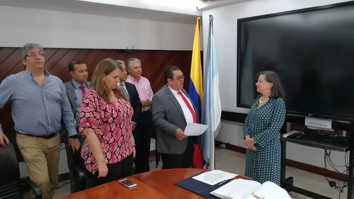 María Cristina Lesmes Duque asume como  Gobernadora encargada del Valle del Cauca