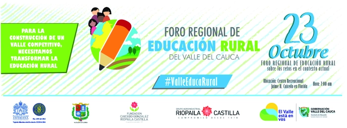 Gobernación del Valle y Fundación Caicedo González realizarán Foro Regional de Educación Rural