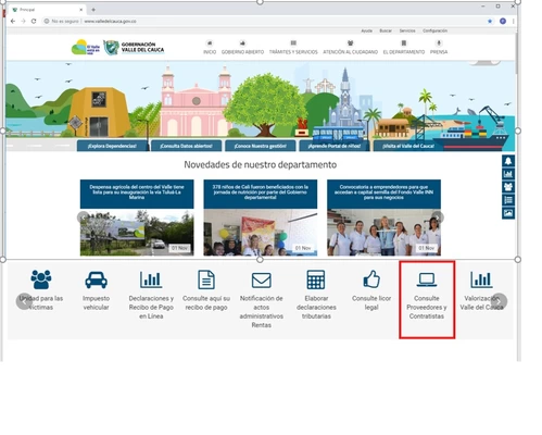 Gobierno del Valle cuenta con plataforma para  consulta digital de pagos a proveedores y contratistas