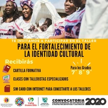 Taller para el fortalecimiento de la identidad cultural en Quinamayó 