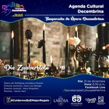 Temporada de ópera decembrina. Secretaría de Cultura de Palmira
