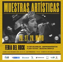 Muetras artísiticas - Feria del Rock