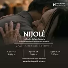 Película Nijolé en la Cinemateca La Tertulia 