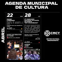 Agenda Cultural Instituto Municipal de Cultura de Yumbo