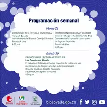 Promoción de Lectura y Ciencia - Biblioteca Departamental Jorge Garcés Borrero
