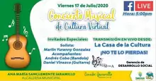 Concierto Musical de Cultura Virtual en Dagua