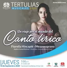 Tertulias Musicales virtuales de Bellas Artes
