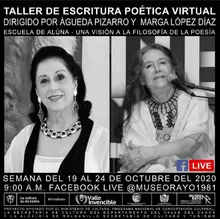 Taller virtual de escritura poética. Museo Rayo
