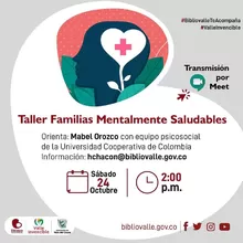 Taller Familias Mentales Saludables. Biblioteca Departamental 