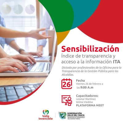 Sensibilización Indice de transparencia y acceso a la información ITA
