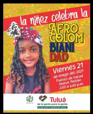 Los niños de Tuluá celebra el día de la Afrocolombianidad
