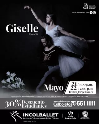 Giselle - Segundo acto en el Teatro Jorge Isaacs