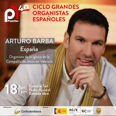 Arturo Barra en el ciclo de grandes organistas españoles