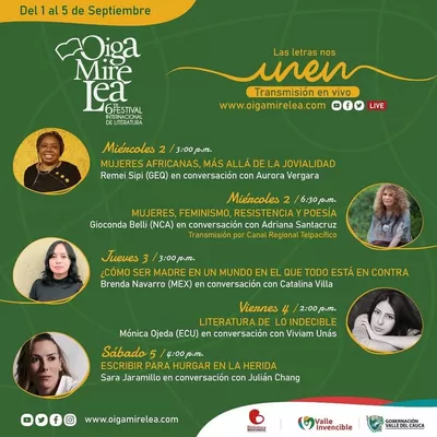 6to Festival Internacional de Literatura Oiga Mire Lea. Mujeres y las letras