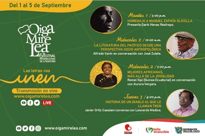Letras Afro. 6to Festival Internacional de Literatura Oiga Mire Lea
