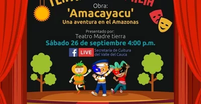 Teatro en Familia. Obra de teatro obra ‘Amacayacu, una aventura en el Amazonas’