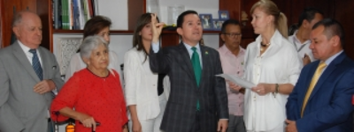 Mario Germán Fernández de Soto asumió como nuevo secretario de Educación Departamental