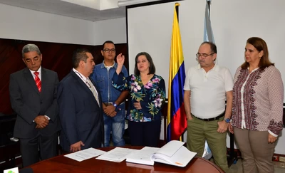 La secretaria de Salud, María Cristina Lesmes, asumió  como gobernadora encargada del Valle del Cauca