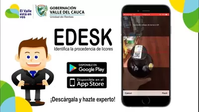 Rentas departamentales pide a los vallecaucanos hacer uso de App Edesk para ejercer control al licor ilegal