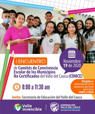 I Encuentro de Comités de Convivencia Escolar de los municipios no certificados del Valle del Cauca