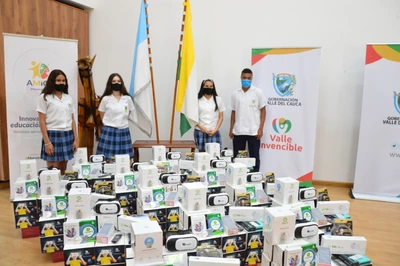 Más de 1.500 estudiantes de Guacarí se beneficiarán  con 39 aulas inteligentes gracias al Gobierno del Valle