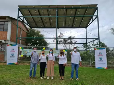 Paneles solares proporcionarán energía a la institución  educativa de Borrero Ayerbe, en Dagua