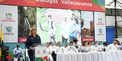 Movilidad, turismo y conectividad, los compromisos de la Gobernación en los 'Diálogos Vallecaucanos' en Jamundí