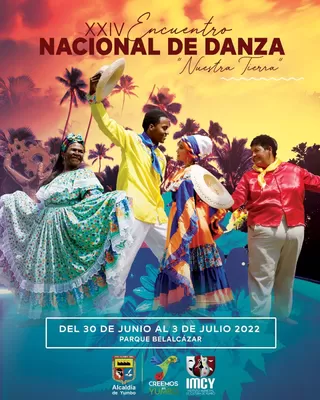 Yumbo presenta la XXIV edición del Encuentro Nacional de Danza Nuestra Tierra IMCY 2022