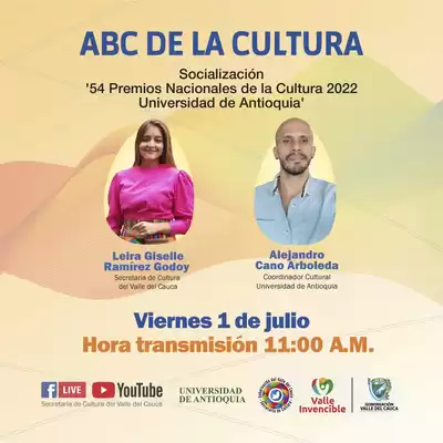 Conoce cómo participar en la Convocatoria de los 54 Premios Nacionales De Cultura – Universidad de Antioquia