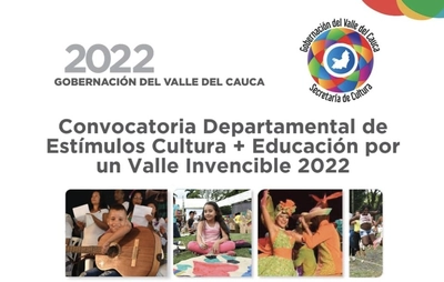 Avanza la elección de los proyectos de la ‘Convocatoria Departamental de Estímulos Cultura + Educación por un Valle Invencible 2022’