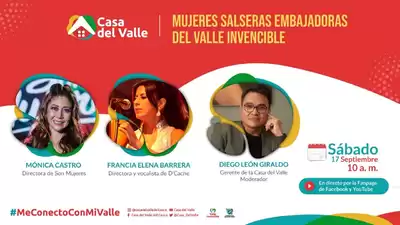 Francia Elena Barrera y Mónica Castro, embajadoras de la Salsa Caleña en ‘Me Conecto con Mi Valle’