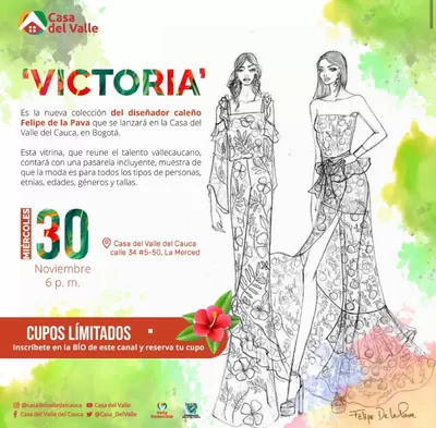 ‘Victoria’ la nueva colección tropical para el mundo del diseñador Felipe de la Pava, lanzada en Casa Del Valle