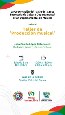 Este sábado, en Sevilla, se dictará el ‘Taller de producción musical’