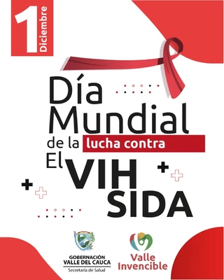 Gobernación del Valle se une a la conmemoración del Día Mundial de la lucha contra el VIH/Sida, pide cuidado personal