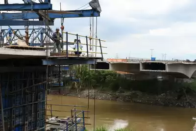 Gobierno del Valle continúa monitoreando los avances del nuevo puente de Juanchito y la doble calzada Cali-Candelaria