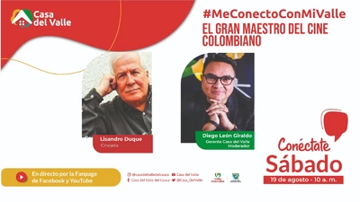 Lisandro Duque, el gran maestro del cine colombiano en ‘Me Conecto Con Mi Valle’