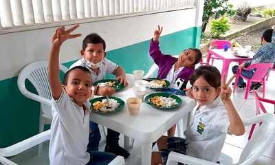 Más de 8 millones de raciones de alimento han llegado a los comedores escolares con el PAE