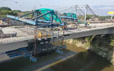 ¡Ya está lista la calzada norte del nuevo puente de Juanchito!