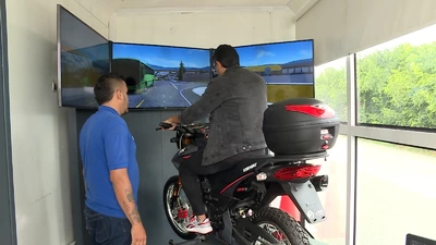 Con un simulador de última tecnología para motociclistas, Gobierno del Valle salva vidas en las vías