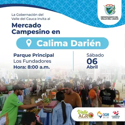 El Gran Mercado Campesino llega este 6 de abril a Calima-Darién