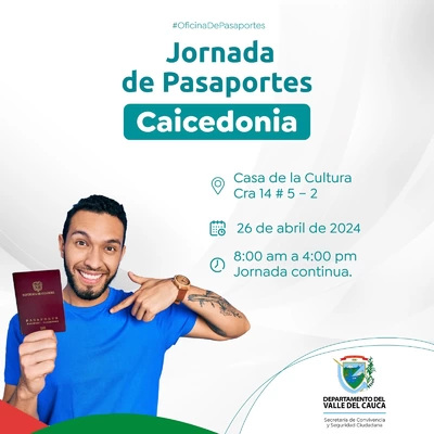 Caicedonitas, este viernes hay jornada descentralizada de pasaportes