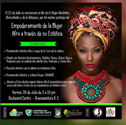 Conmemoración Día Internacional de la Mujer Afrolatina AfroCaribeña y de la Diaspora