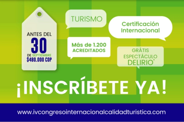 Cali y el Valle del Cauca, serán la primera sede latinoamericana del IV Congreso Internacional de Calidad Turística