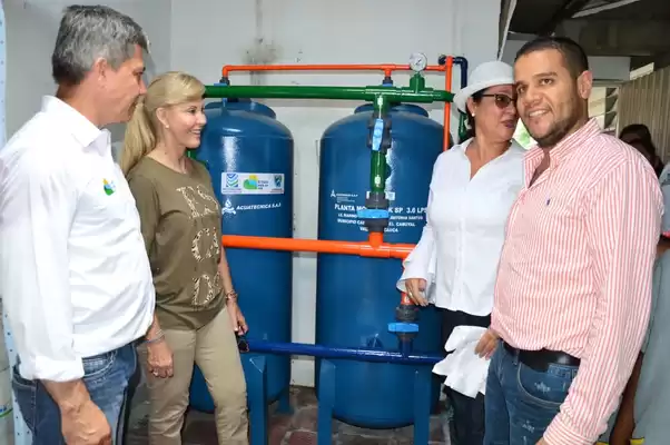 Más de mil estudiantes de Candelaria ya cuentan con  agua potable gracias a la gestión de la Gobernación