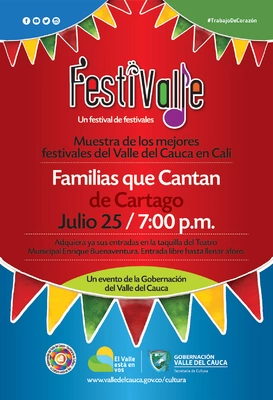 Cartago y Yumbo presentes en “FESTIVALLE, Festival de festivales”